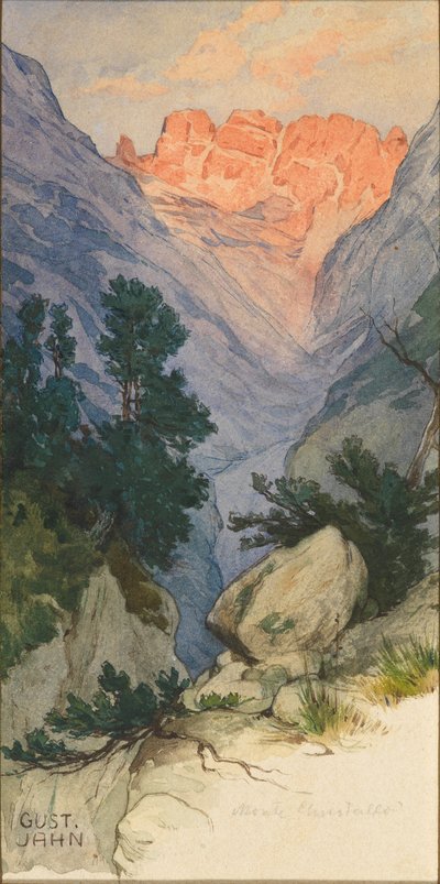 Monte Cristallo by Gustav Jahn